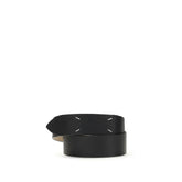 Maison Margiela Black Calf Leather Bos Taurus Regular Belt - 80 cm / 32 Inches