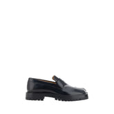 Maison Margiela Black Calf Leather Bos Taurus Slip-On Loafers