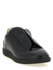 Maison Margiela Black Calfskin Low Top Sneakers