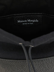 Maison Margiela Čierna teľacia kabelka cez rameno