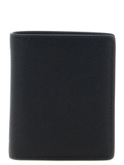Portofel Maison Margiela din piele box, negru