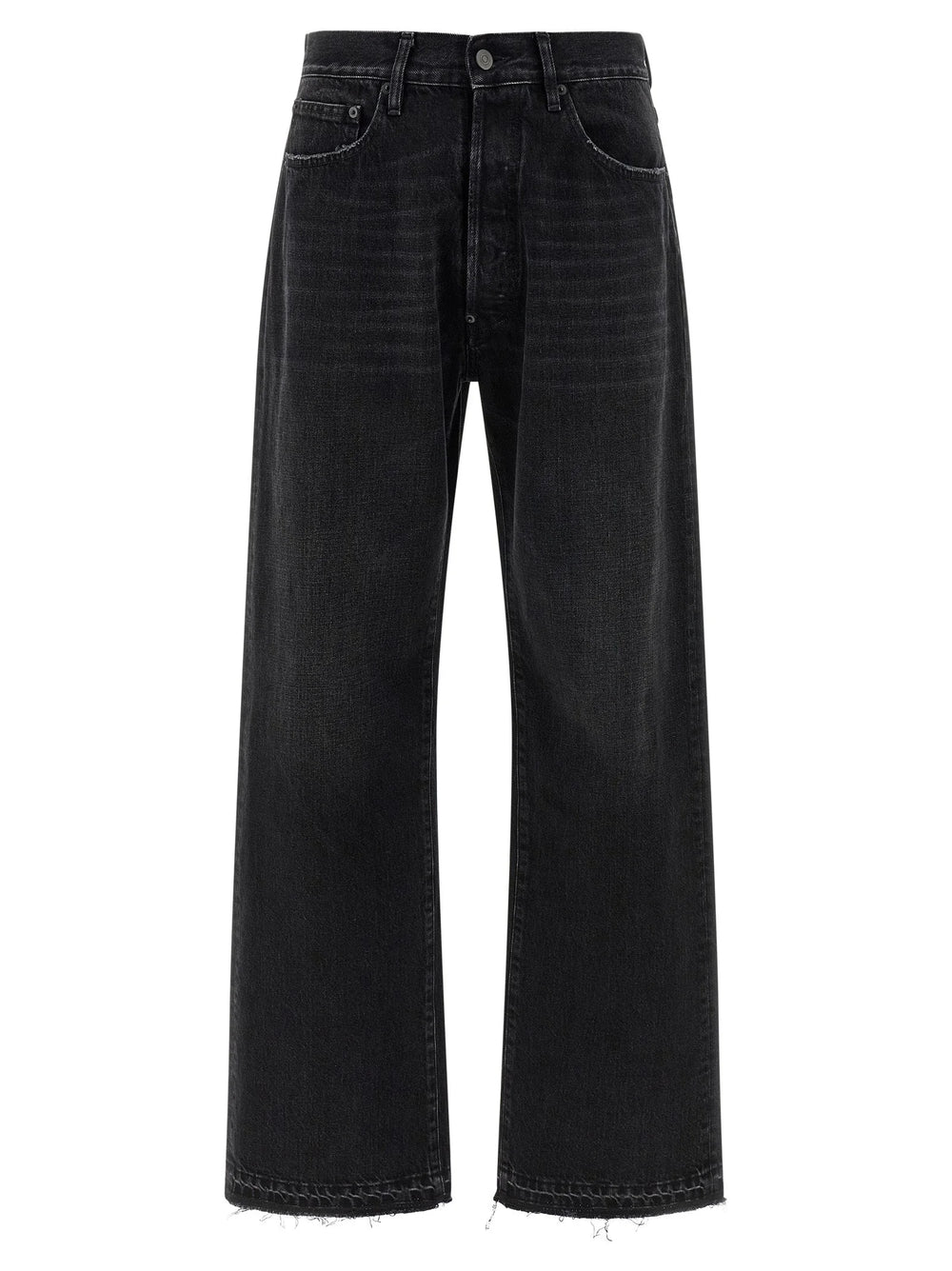 Maison Margiela Black Cotton Straight-Leg Jeans - W32