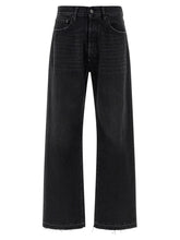 Maison Margiela Black Cotton Straight-Leg Jeans - W32