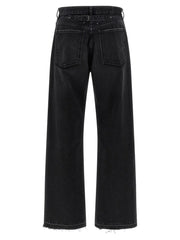 Maison Margiela Black Cotton Straight-Leg Jeans - W32