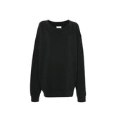 Maison Margiela Black Cotton Sweatshirt