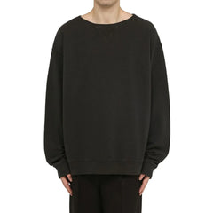 Maison Margiela Black Cotton Sweatshirt