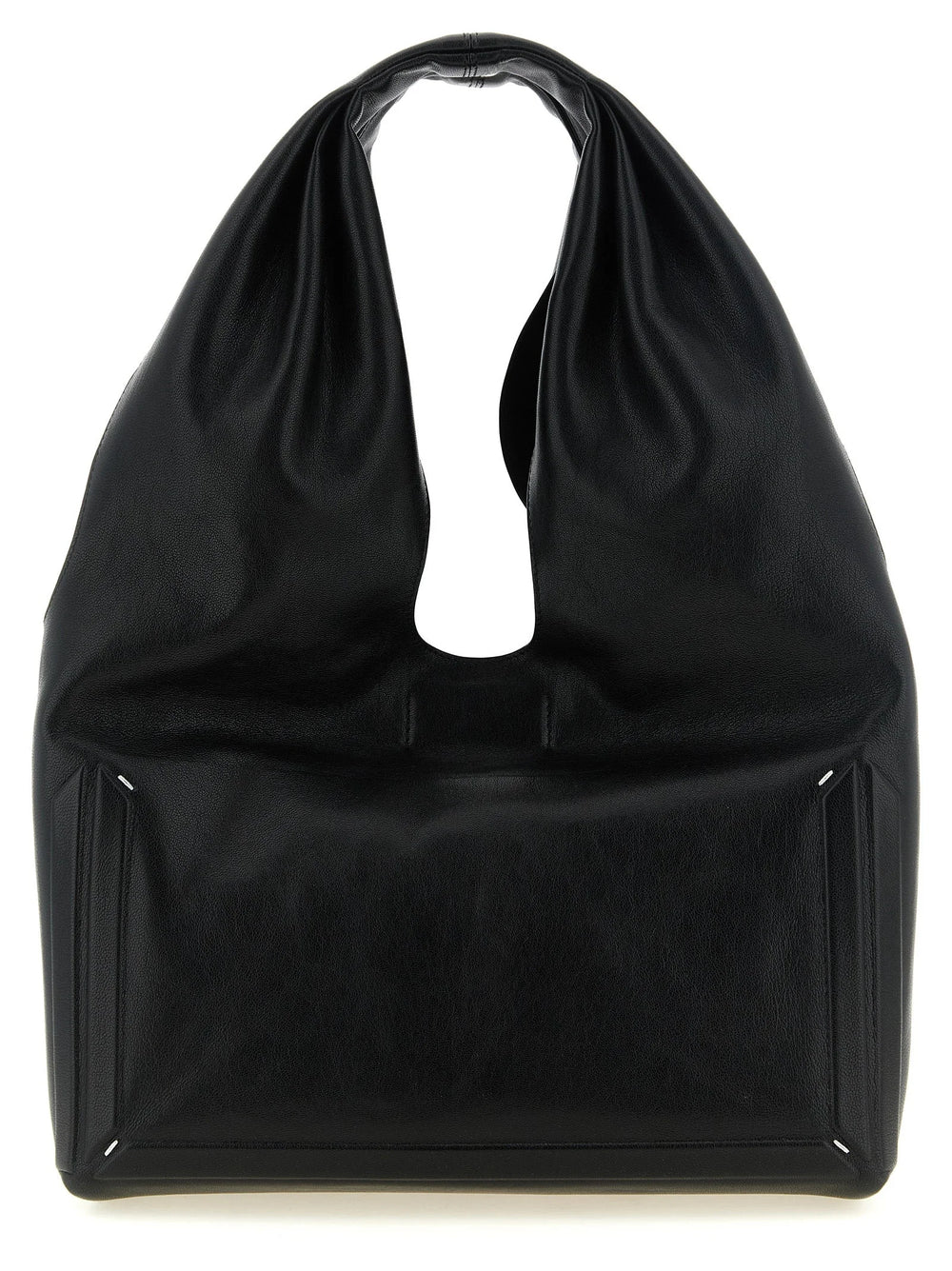Maison Margiela Black Lamb Leather Shoulder Bag