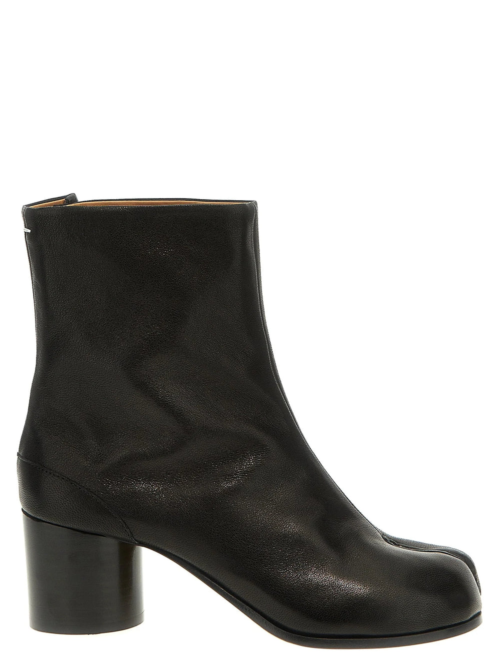 Maison Margiela - Musta napa nahka / calf Bos Taurus - nilkkasaappaat