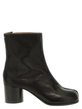 Maison Margiela Must Napa Nahast / Tõeline Nahk Bos Taurus Ankle Saapad