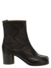 Maison Margiela Black Napa Leather / Calf Bos Taurus Ankle Boots