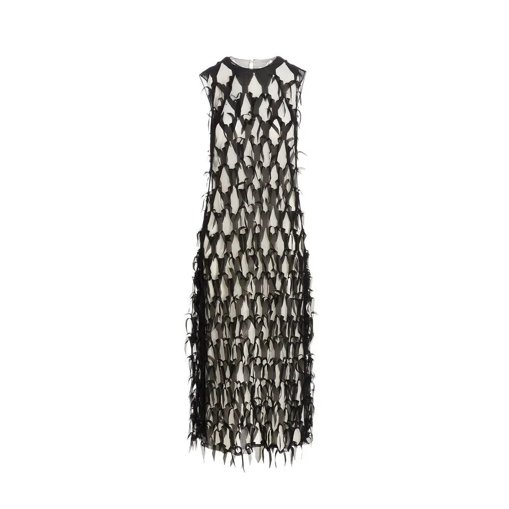 Maison Margiela Black Silk Casual Dress - 40