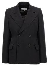Maison Margiela Schwarzer Wollblazer