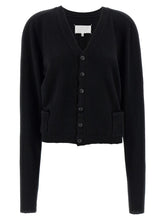 Maison Margiela Black Wool Cardigan