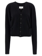 Maison Margiela Black Wool Cardigan