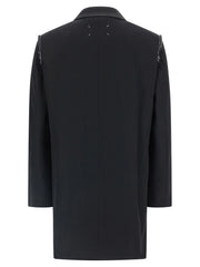 Maison Margiela Black Wool Coat - 48 | M