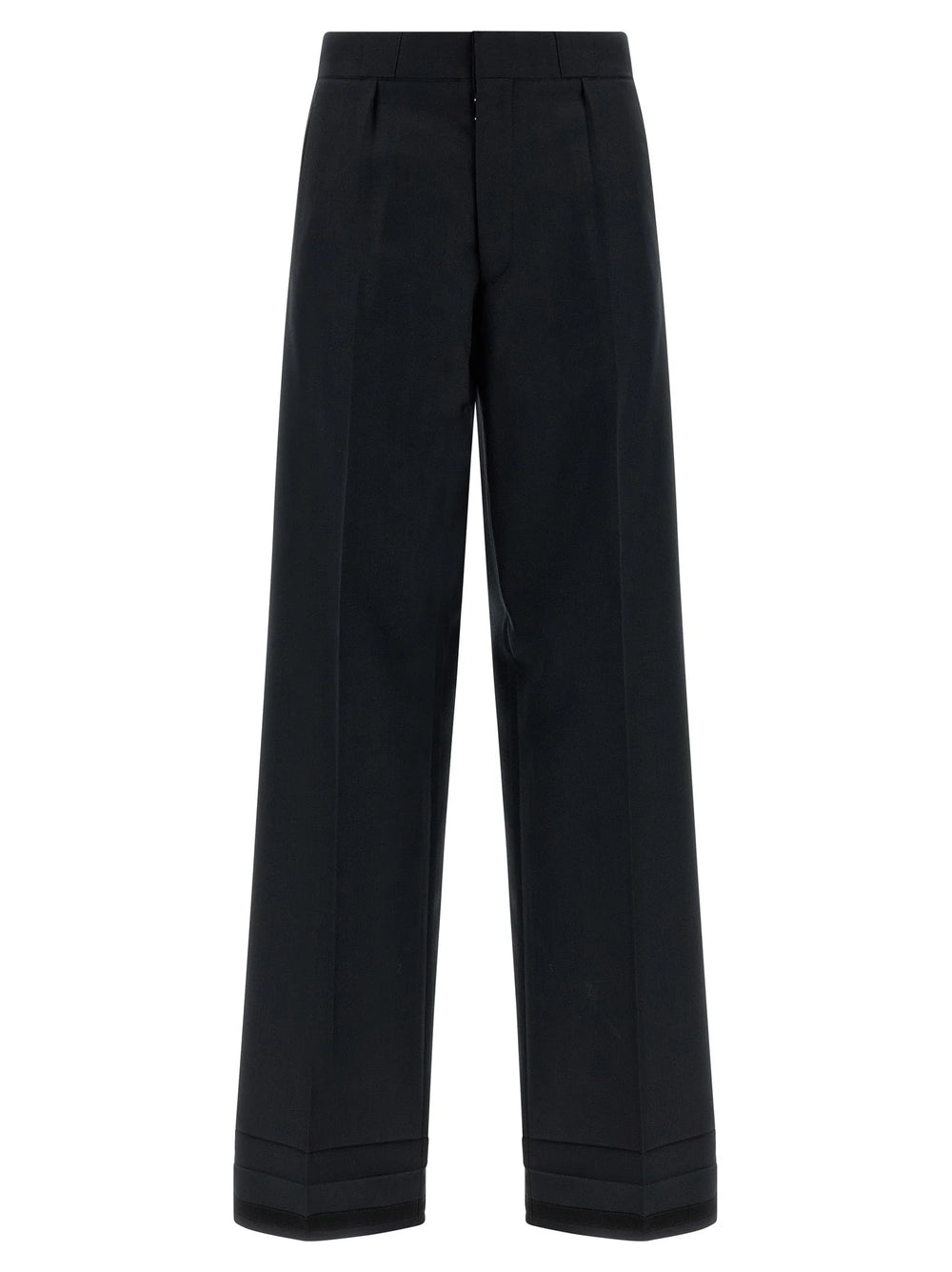 Maison Margiela Black Wool Dress Pants