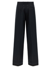 Maison Margiela Black Wool Dress Pants