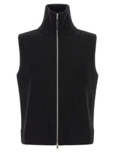 Maison Margiela Black Wool Sleeveles Sweater