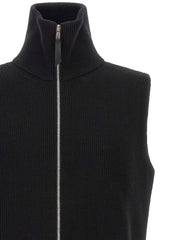 Maison Margiela Black Wool Sleeveles Sweater