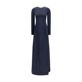 Maison Margiela Modré medené neformálne šaty - IT40 | M