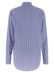 Maison Margiela Blue Cotton Blouse