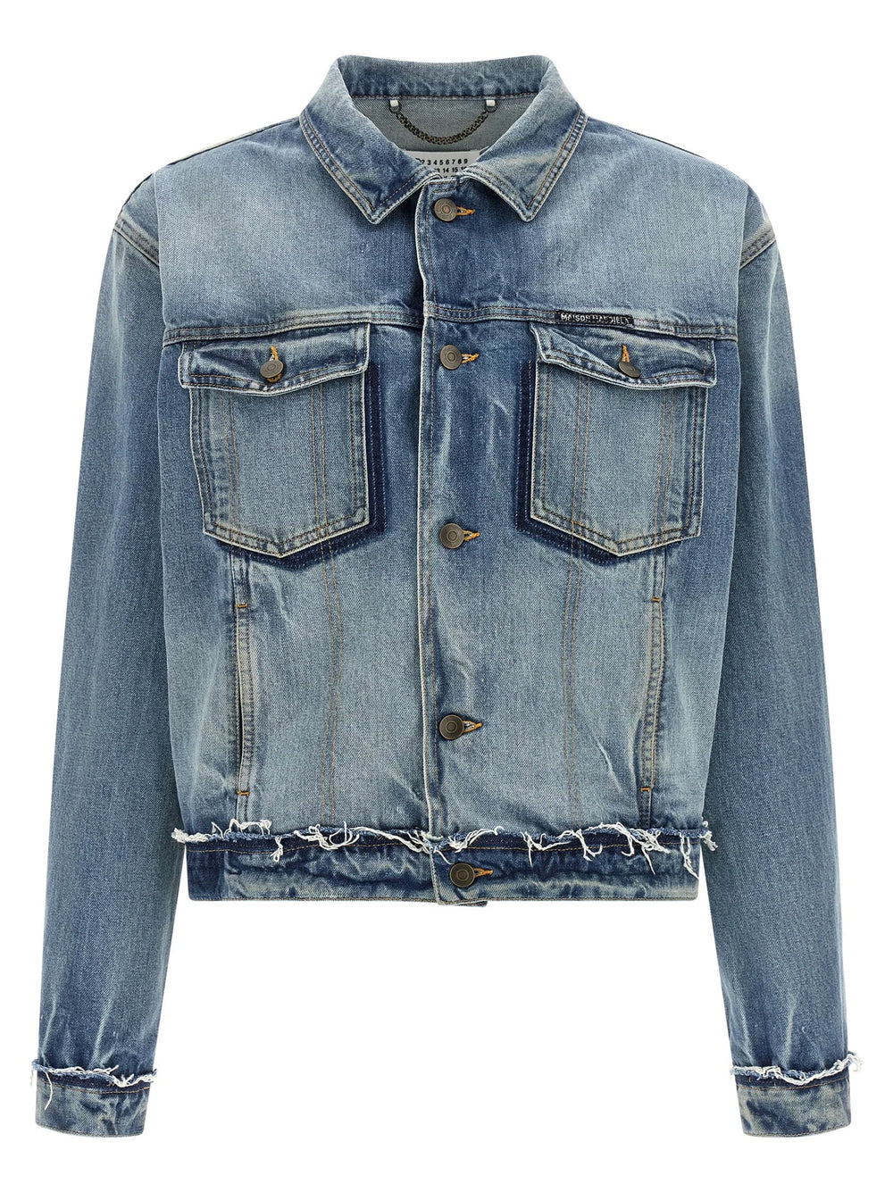 Maison Margiela Blue Cotton Denim Jacket