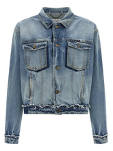 Maison Margiela Blue Cotton Denim Jacket