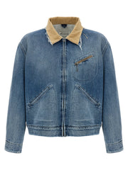 Maison Margiela Blue Cotton Denim Jacket - IT52 | XL
