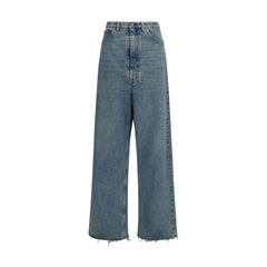 Maison Margiela Blue Cotton High-Waisted Jean - 26