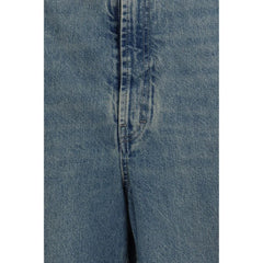 Maison Margiela Blue Cotton High-Waisted Jean - 26