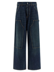 Maison Margiela Blue Cotton Relaxed Fit Jeans