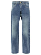 Maison Margiela Blue Cotton Straight-Leg Jeans
