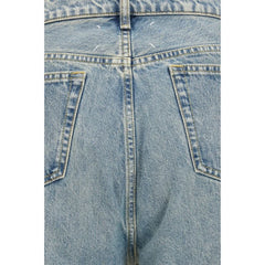 Maison Margiela Blue Cotton Straight-Leg Jeans