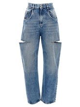 Maison Margiela Blue Cotton Straight-Leg Jeans - IT38