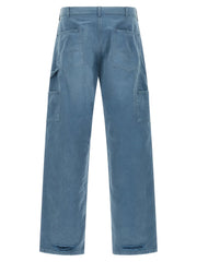 Maison Margiela Blue Cotton Straight-Leg Jeans - W30