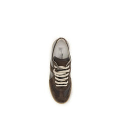 Maison Margiela Brown Calf Leather Bos Taurus Low Top Sneakers - EU40.5/US7.5