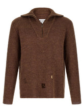 Maison Margiela Brown Linen Cardigan