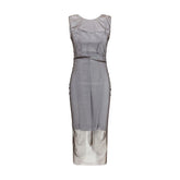 Maison Margiela Hnedé ležérne šaty z polyamidu - IT40 | M
