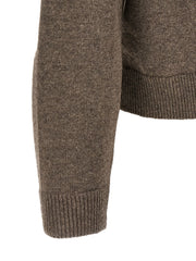 Maison Margiela Brown Virgin Wool Cardigan