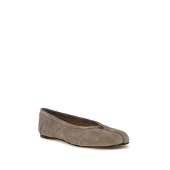 Maison Margiela Gray Calf Leather Bos Taurus Ballet Flats