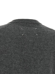Maison Margiela Gray Virgin Wool Cardigan