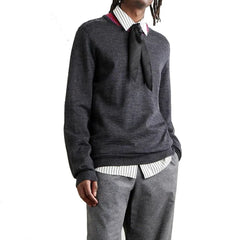 Maison Margiela Gray Wool Sweatshirt - L