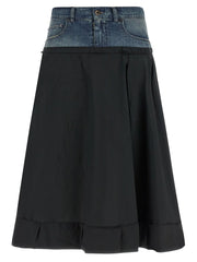 Maison Margiela Multicolor Polyester Midi Skirt - IT40