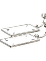 Maison Margiela Silver Brass Earrings - One Size