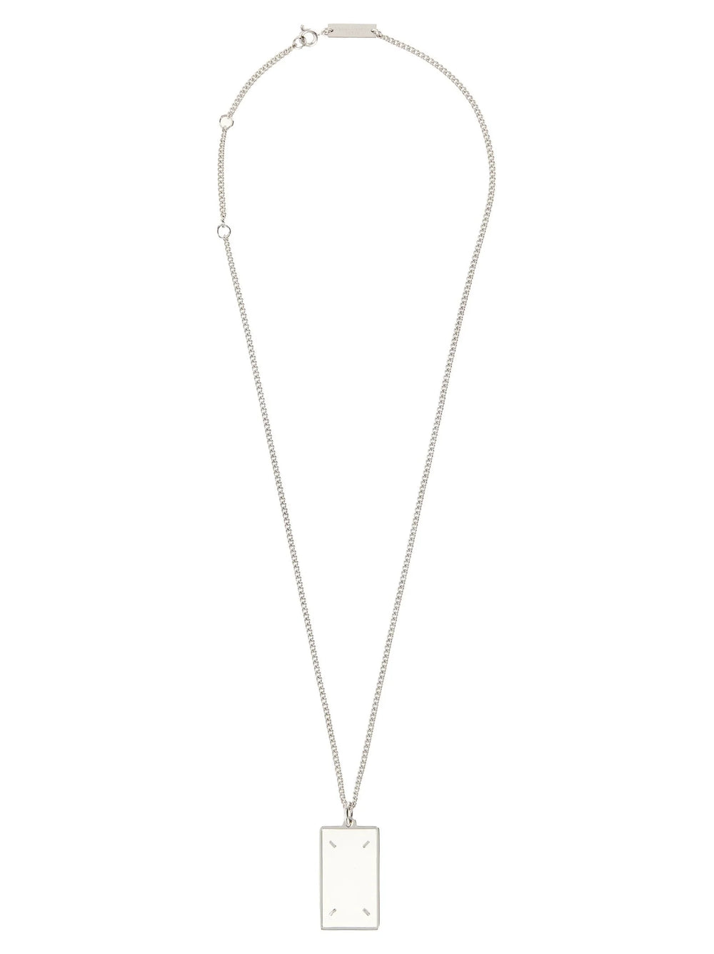 Maison Margiela Silver Brass Necklace - One Size