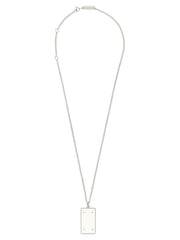 Maison Margiela Silver Brass Necklace - One Size