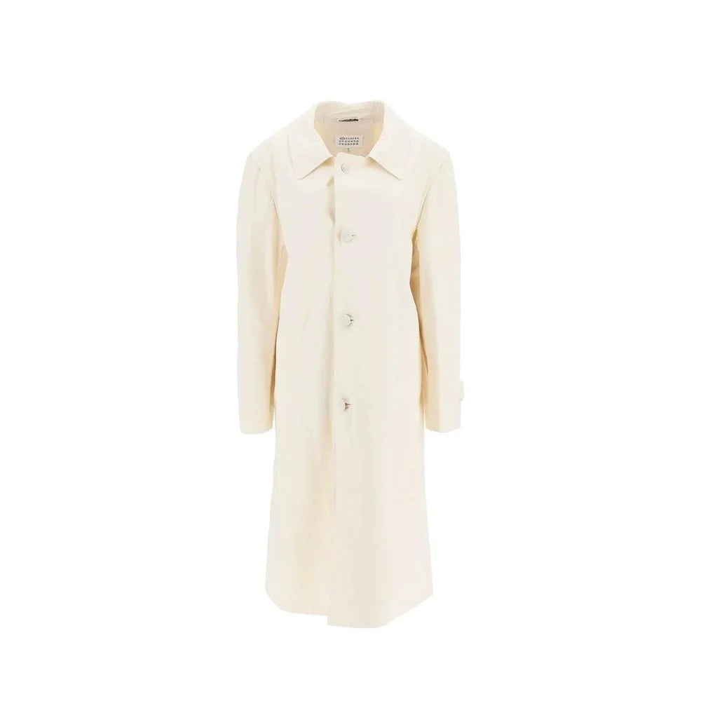 Maison Margiela White Cotton Coat - 40