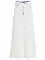 Maison Margiela White Cotton Mini Skirt