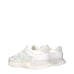Maison Margiela White Fabric Athletic Sneakers - EU44/US11