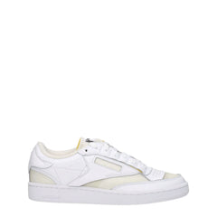 Maison Margiela White Fabric Low Tops